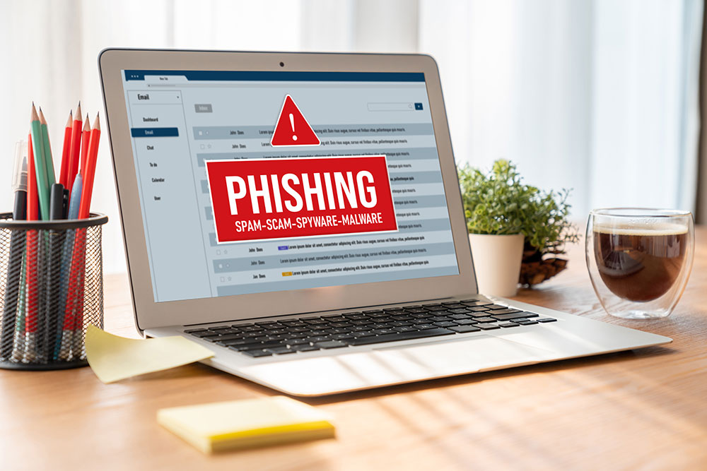 Warnung vor Phishing
